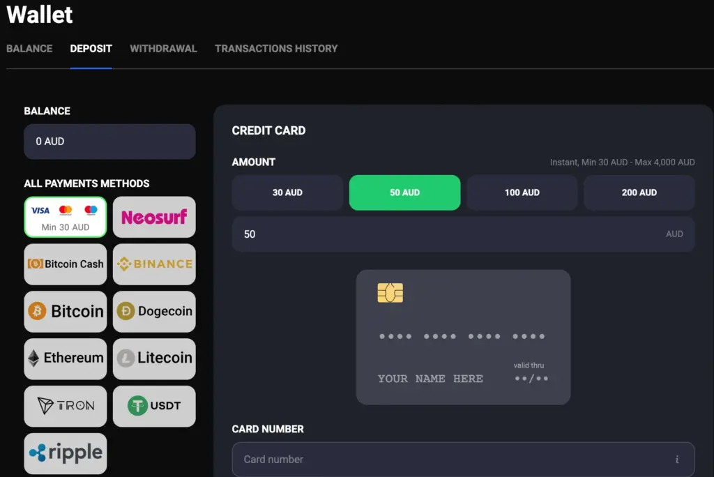Spinago Casino Deposit